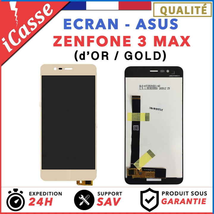 ECRAN COMPLET POUR ASUS ZENFONE 3 MAX ZC520TL X008D 5.2" VITRE TACTILE LCD OR
