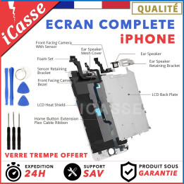 ECRAN COMPLET IPHONE 5 / 5C / 5S / SE VITRE TACTILE + LCD BLOC COMPLET ASSEMBLÉ