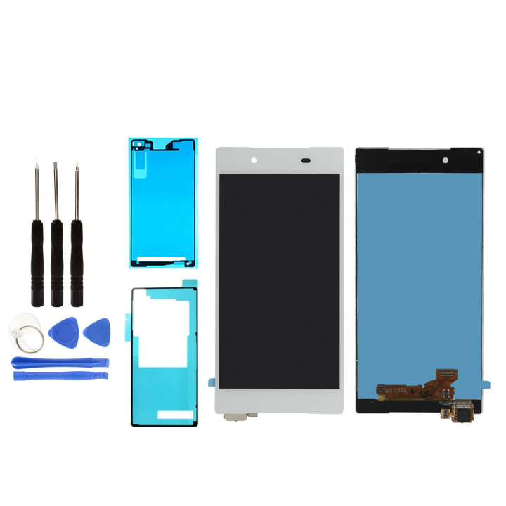 ÉCRAN LCD + VITRE TACTILE BLANC BLOC ASSEMBLÉ Pour SONY XPERIA Z5 ( E6603 E6653 )