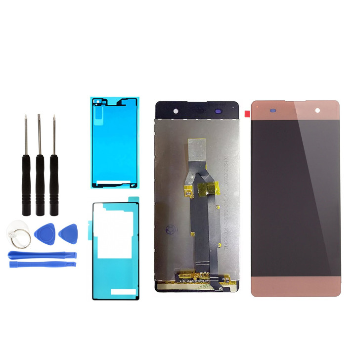 ECRAN LCD + VITRE TACTILE pour SONY XPERIA XA F3111 F3113 ROSE OUTILS + ADHESIF