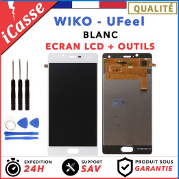 Ecran Vitre Tactile LCD POUR SONY XPERIA Z2 D6502 D6503 NOIR + 2 ADHÉSIFS OUTILS