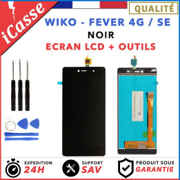Ecran Vitre Tactile LCD POUR SONY XPERIA Z2 D6502 D6503 NOIR + 2 ADHÉSIFS OUTILS