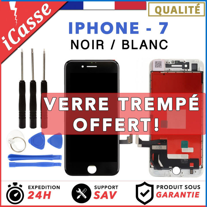 LCD SCREEN + TOUCH SCREEN ON CHASSIS FOR IPHONE 7 OR 7 PLUS