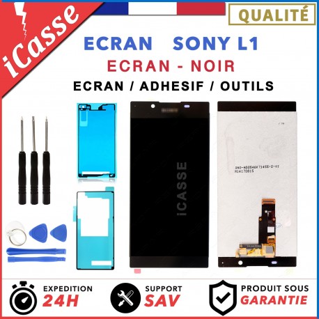 Ecran Vitre Tactile LCD POUR SONY XPERIA Z2 D6502 D6503 NOIR + 2 ADHÉSIFS OUTILS