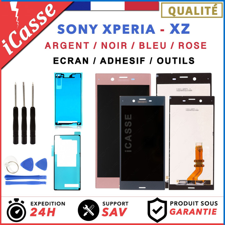 D'origine Ecran LCD Sony Xperia XZ F8331 F8332 ARGENT BLEU NOIR ROSE + ADHESIF