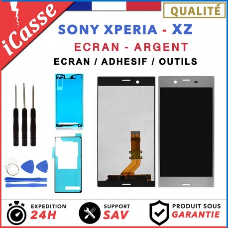 Ecran Vitre Tactile LCD POUR SONY XPERIA Z2 D6502 D6503 NOIR + 2 ADHÉSIFS OUTILS