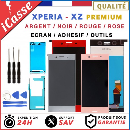 Ecran Vitre Tactile LCD POUR SONY XPERIA Z2 D6502 D6503 NOIR + 2 ADHÉSIFS OUTILS