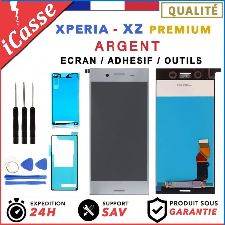 Ecran Vitre Tactile LCD POUR SONY XPERIA Z2 D6502 D6503 NOIR + 2 ADHÉSIFS OUTILS