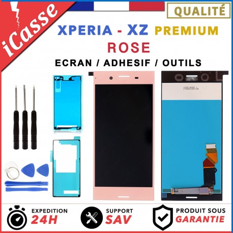 Ecran Vitre Tactile LCD POUR SONY XPERIA Z2 D6502 D6503 NOIR + 2 ADHÉSIFS OUTILS