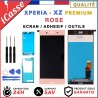 Ecran Vitre Tactile LCD POUR SONY XPERIA Z2 D6502 D6503 NOIR + 2 ADHÉSIFS OUTILS
