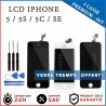 ECRAN IPHONE 5 / 5C / 5S / SE - VITRE TACTILE + LCD RETINA SUR CHASSIS AAA GRADE