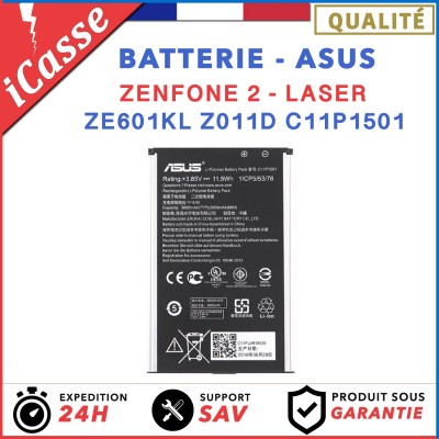 Batterie pour Asus Zenfone 2 Laser ZE601KL Z011D C11P1501 3000mAh