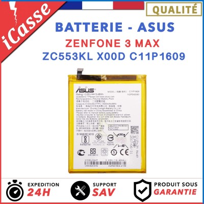 Batterie pour Asus Zenfone 3 Max ZC553KL X00D C11P1609 4020mAh