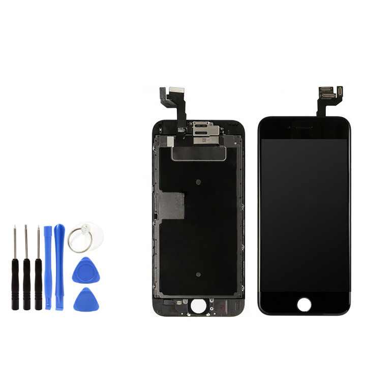VITRE TACTILE + ECRAN LCD RETINA TOUT ASSEMBLÉ COMPLET POUR IPHONE 6 NOIR /BLANC