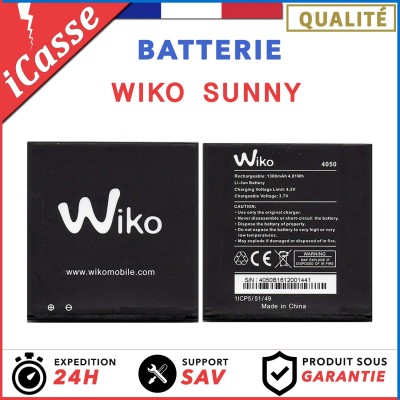 Batterie pour Wiko Sunny 1 - Modele 4050 - 1300mAh 0 Cycle AAA