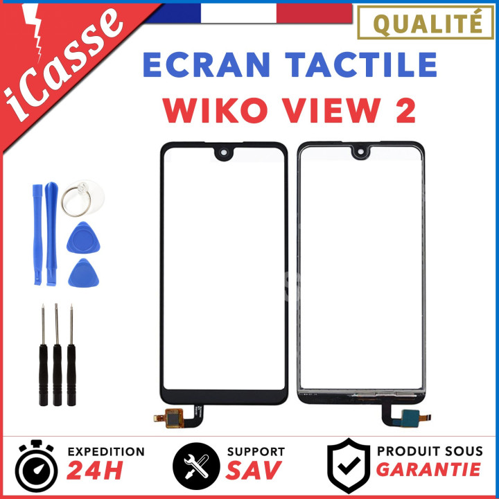Ecran Vitre Tactile LCD POUR SONY XPERIA Z2 D6502 D6503 NOIR + 2 ADHÉSIFS OUTILS