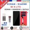 ECRAN LCD VITRE TACTILE POUR XIAOMI MI 8 LITE NOIR + Outils + colle b7000