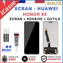 LCD SCREEN + TOUCH GLASS for HUAWEI HONOR 8X BLACK + TOOLS + GLUE
