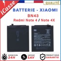 Battery for Xiaomi BN43 - Redmi Note 4 / Redmi Note 4X - 4000 mAh - AAA