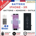 Batterie pour iPhone XR interne 0 cycle Haute Qualité + Adhésif batterie