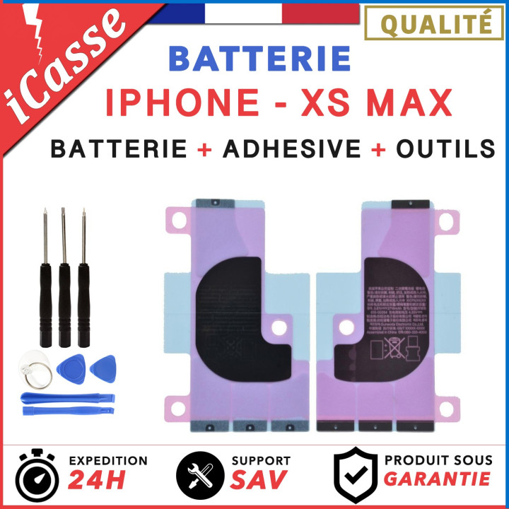 Batterie iPhone XS MAX interne 0 cycle Haute Qualité + Adhésif batterie + Outils