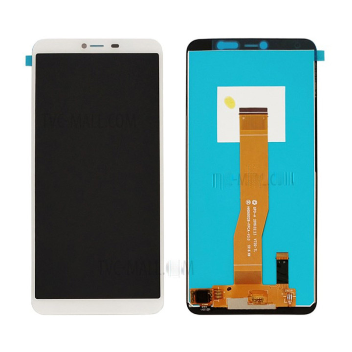 Ecran LCD Wiko Y80 + Vitre Tactile Noir / Blanc / 5.5" + OUTILS + COLLE