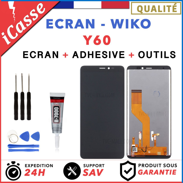 Ecran Vitre Tactile LCD POUR SONY XPERIA Z2 D6502 D6503 NOIR + 2 ADHÉSIFS OUTILS