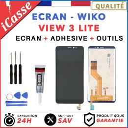 Ecran Vitre Tactile LCD POUR SONY XPERIA Z2 D6502 D6503 NOIR + 2 ADHÉSIFS OUTILS
