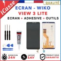 ECRAN LCD + VITRE TACTILE pour WIKO VIEW 3 LITE NOIR + OUTILS + COLLE