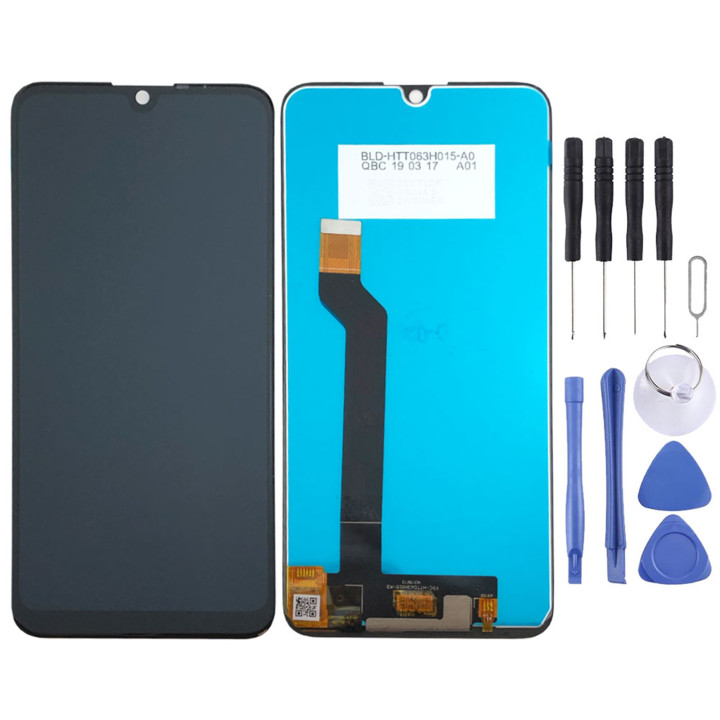 Ecran Vitre Tactile LCD POUR SONY XPERIA Z2 D6502 D6503 NOIR + 2 ADHÉSIFS OUTILS