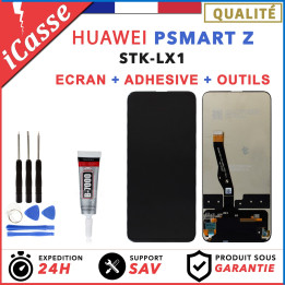 ECRAN LCD + VITRE TACTILE pour HUAWEI PSMART P SMART Z NOIR + COLLE + OUTILS