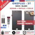 ECRAN LCD ASSEMBLÉ VITRE TACTILE POUR OnePlus 3T A3010 A3003 NOIR / BLANC + COLLE