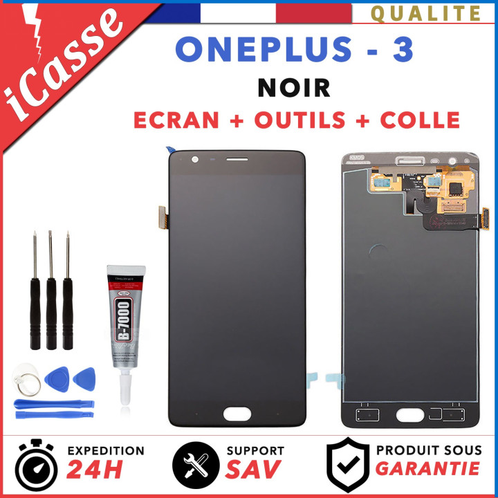 ECRAN LCD RETINA ASSEMBLÉ VITRE TACTILE POUR OnePlus 3 A3000 A3003 NOIR
