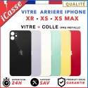 Back Glass for iPhone XR / XS / XS Max High quality glass + Adhesive