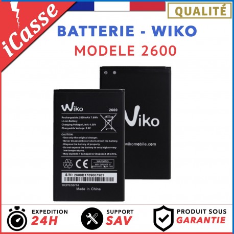 Batterie Wiko Sunny 2 Plus / Sunny 3 / Modele 2600 - 2000mAh