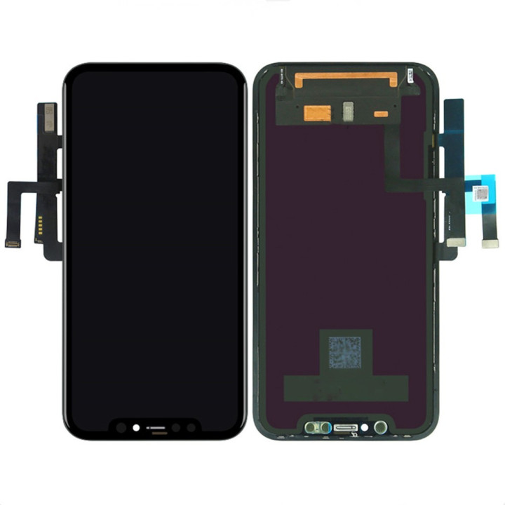 ECRAN IPHONE 11 NOIR VITRE TACTILE + LCD ASSEMBLÉ SUR CHASSIS + OUTILS