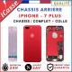Chassis Complet Coque Arriere pour iPhone 7 PLUS ROUGE + COLLE