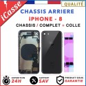 Chassis Complet remplacement pour iPhone 8 NOIR + COLLE