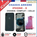 Complete replacement chassis for iPhone X BLACK + GLUE