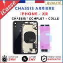 Complete replacement chassis for iPhone XR BLACK + GLUE