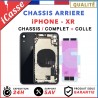 Chassis Complet Coque Arriere iPhone XR NOIR + COLLE