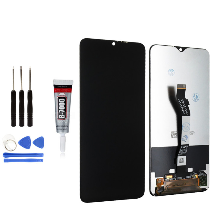 Ecran XIAOMI REDMI NOTE 8 PRO NOIR + Vitre Tactile + Outils + Colle