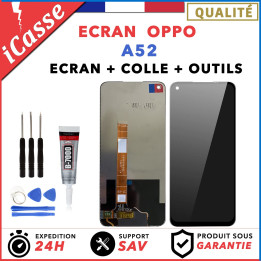 ECRAN LCD pour OPPO A52 + VITRE TACTILE + OUTILS + COLLE