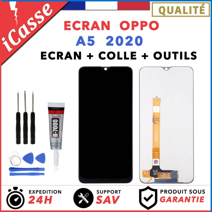 ECRAN LCD pour OPPO A5 2020 + VITRE TACTILE + OUTILS + COLLE