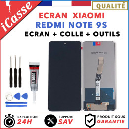 Ecran complet Xiaomi Redmi Note 9S + Tactile + OUTILS + COLLE