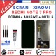 ECRAN LCD pour XIAOMI REDMI NOTE 7 PRO NOIR + OUTILS + COLLE