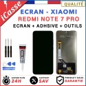 LCD SCREEN for XIAOMI REDMI NOTE 7 PRO BLACK + TOOLS + GLUE