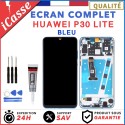 Complete Screen With Frame for Huawei P30 LITE BLUE + GLUE + Tools
