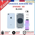 Rear Chassis for iPhone XR White - Bare Shell Chassis + GLUE