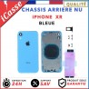 Chassis Arriere pour iPhone XR Bleue - Chassis Coque nu + COLLE